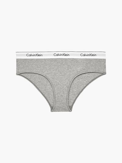 Calvin Klein Underwear HU361820 | Calvin Klein Modern Cotton Plus Size Női Csípő Bugyi Szürke
